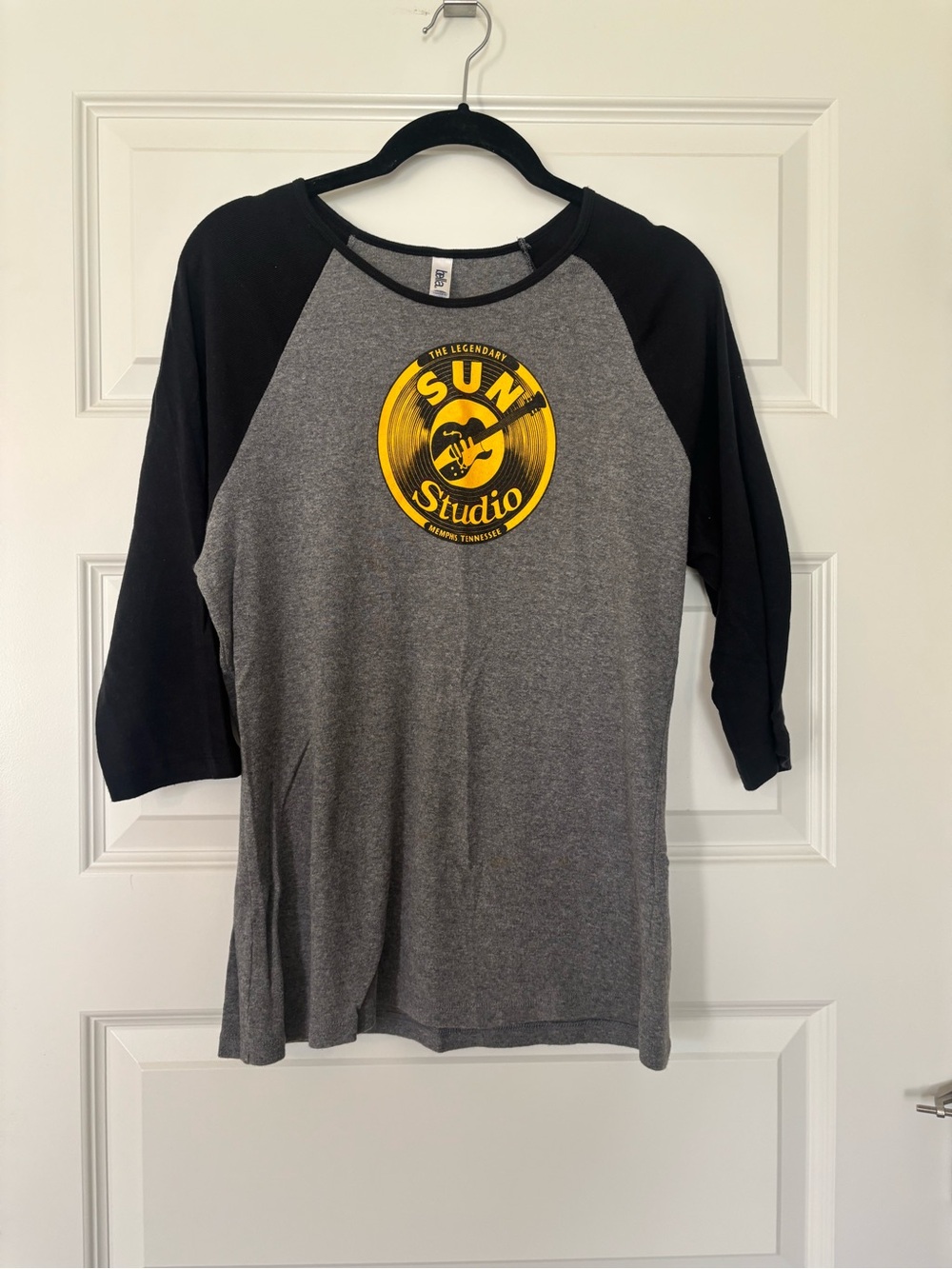 Sun Studio Gray & Black Raglan Shirt